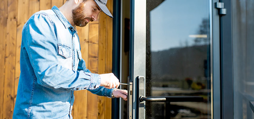 Frameless Glass Storefront Door Locks Replacement in San Diego Country Estates, CA